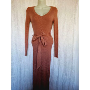 Forever 21 Size S, mauve v neck super soft ribbed stretchy fitting